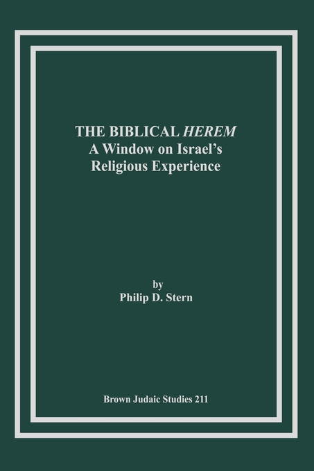 The Biblical Herem By Philip D Stern (Paperback) 9781930675575