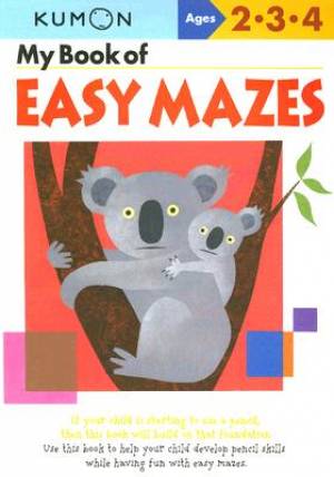 My Book Of Easy Mazes By Kumon (Paperback) 9781933241241