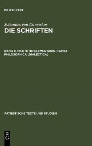 Institutio Elementaris Capita Philosophica Dialectica