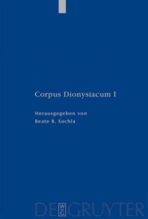 Dionysius Pseudo-Dionysius Areopagita De Divinis Nominibus (Hardback)