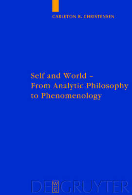 Self and World By Christensen Bruin Carleton (Hardback) 9783110204018