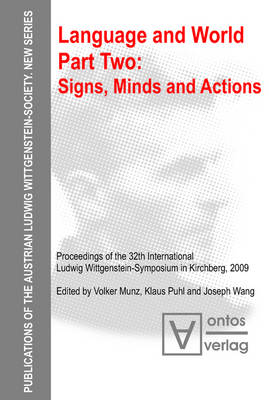 Signs Minds and Actions By Volker Munz (Hardback) 9783110330182