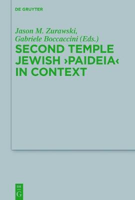 Second Temple Jewish 'Paideia' in Context (Hardback) 9783110546064