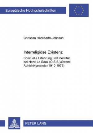 Interreligioese Existenz By Christian Hackbarth-Johnson (Hardback)