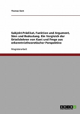 Subjekt-Pradikat Funktion Und Argument Sinn Und Bedeutung