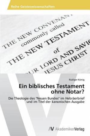 Biblisches Testament Ohne Notar