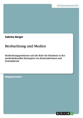 Beobachtung Und Medien