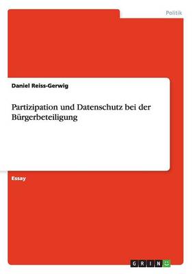 Partizipation Und Datenschutz Bei Der Burgerbeteiligung