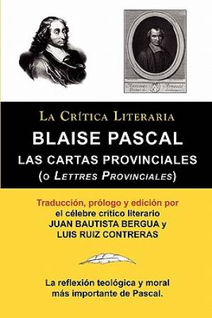 Blaise Pascal Cartas Provinciales O Lettres Provinciales Coleccion L