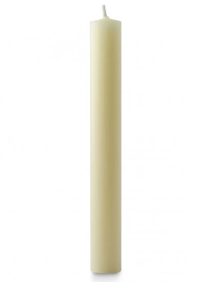 6 x 1 Church Candles with Beeswax - Pack of 48