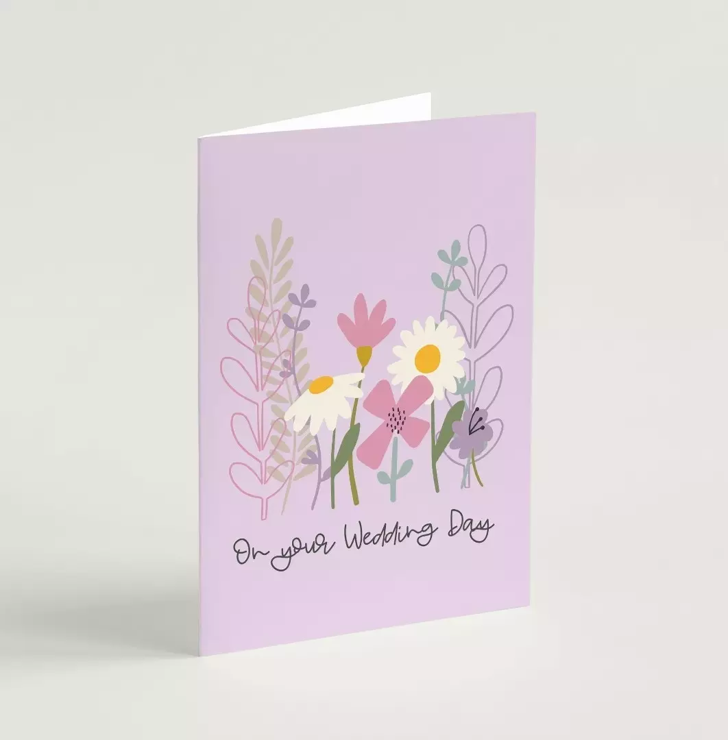 On Your Wedding Day (Wild Meadow) - Greeting Card