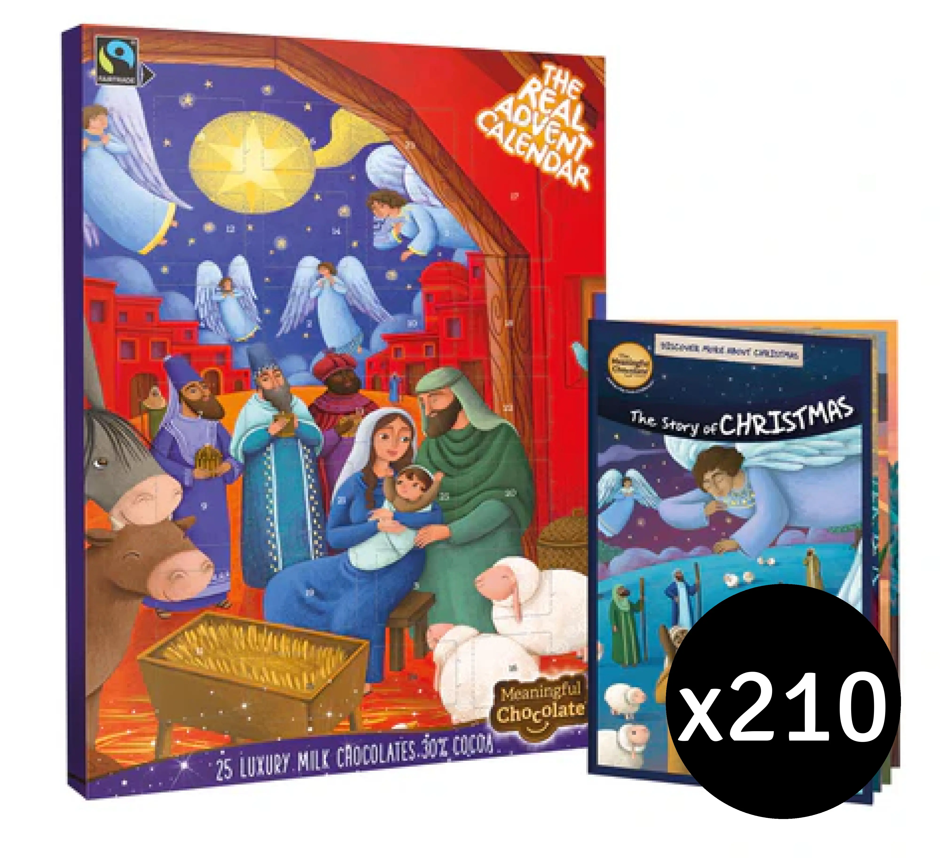 The Real Advent Calendar 2024 - Whole School Class Gift Pack (210 Calendars)